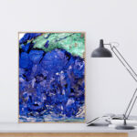 Artprint Ruwe Azuriet met Malachiet