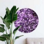 Muurcirkel Amethyst Purple Explosion 40cm