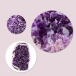 Set van 3 muurcirkels Amethyst